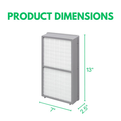 Nispira Premium HEPA Filter Compatible with Hunter Air Purifier 30729, 30713, 30730, 30763, 36730, 30962