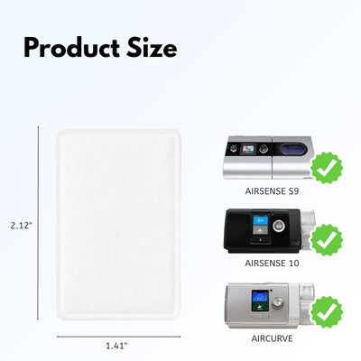 Nispira CPAP Fine Air Filters Compatible with ResMed AirSense 10, S9 Series, S9, AirStart & AirCurve