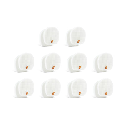 Nispira IX141 Foam Vacuum Filter Set for Shark Stick Vacuum IX140 IZ140 IX142 IZ140C UZ145 IZ141C WZ140 IZ163H IZ441HBRN 616FJ140 617FJ140