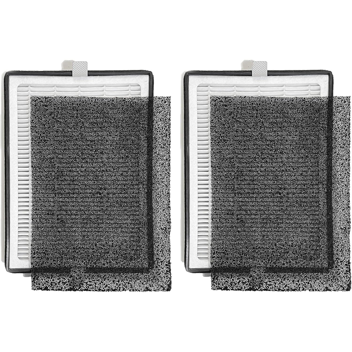 Nispira True HEPA Activated Carbon Pre Filter Replacement Compatible with Levoit Lv-h126 Air Purifier. Compared to Part Lv-h126-rf, 2 Pack, White