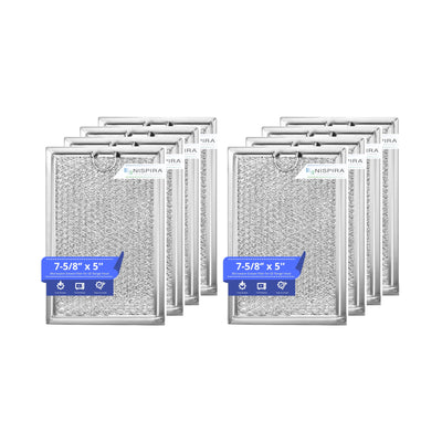 Nispira  Air Grease Filters Replace GE microwave range hood WB06X10309