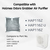 Nispira Filter E Compatible with Holmes Odor Grabber Air Purifier HAP116Z, HAP115Z, HAP116Z-U. Part HAPF115, AOR115, AOR118, HAPF115PDQ-U8, HAPF115PDQ-U