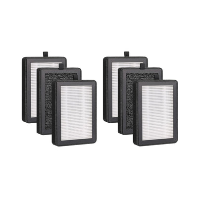 Nispira True HEPA Filter Compatible with Levoit Air Purifier LV-H128-RF, LV-H128