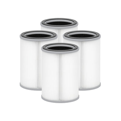 Nispira 3-In-1 True HEPA Activated Charcoal Filter for TOPPIN TPAP001 Air Purifier Comfy Air C2