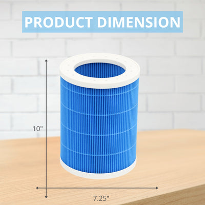 Nispira Wick Filter Replacement Compatible with Lamon MistZero/MistZero B/MistZero S Mifasol 5L Evaporative Humidifier