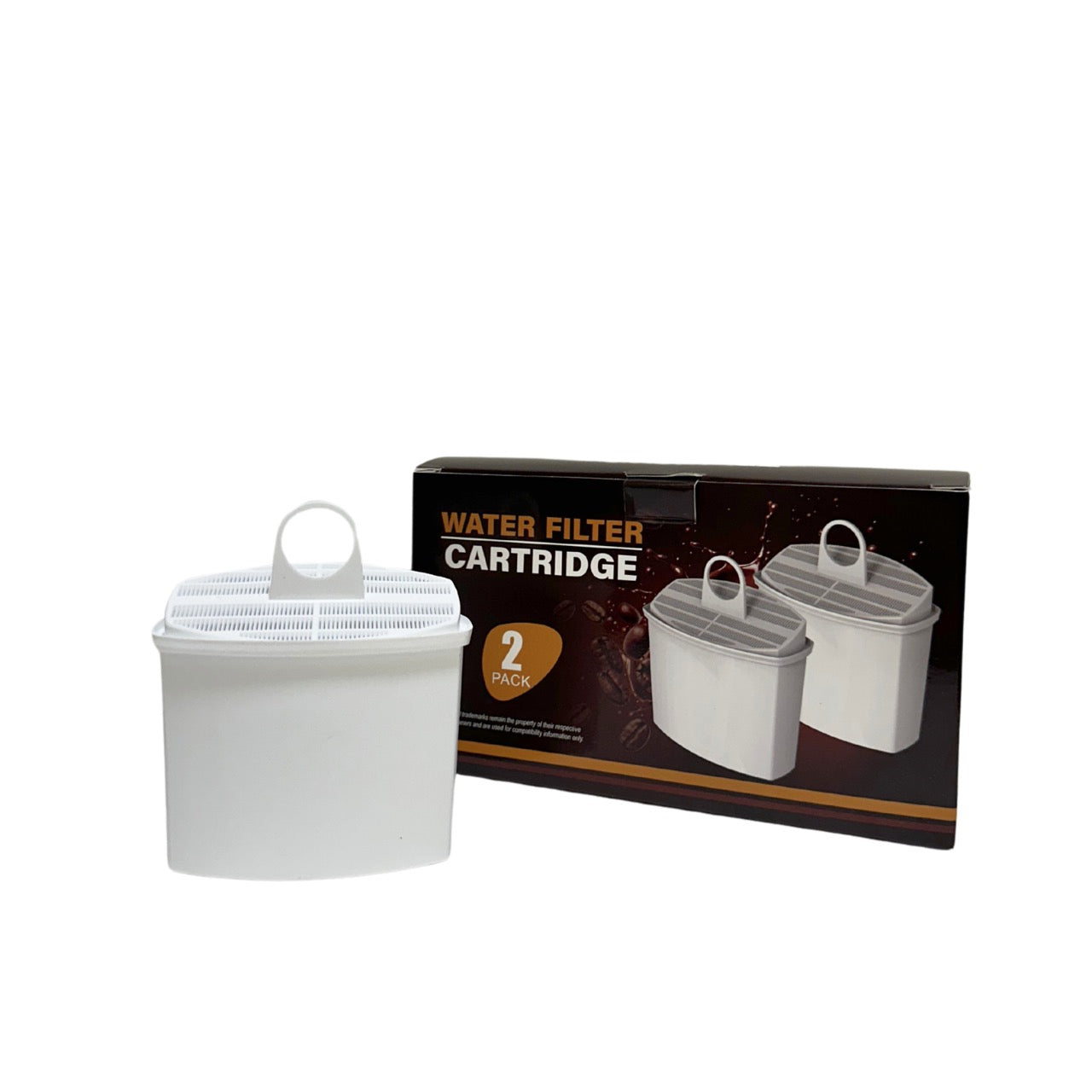 Nispira KWF2 Water Filter Cartridge Replacement Compatible with Braun Coffee Maker KWF2 3105 3107 3112 3116 KF600 KF580 KF510 KF190 KF180 KF157 KF150 KF145 KFT16