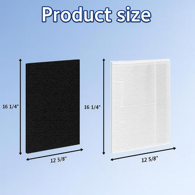 Nispira HEPA Carbon Pre Filter for Air Purifier Winix Electrolux Fellowes C535, 5500, 5300-2, WAC5300, WAC5500, WAC6300, 5000, 5000b, 5300, P300, EL490A EL491A AP-300PH