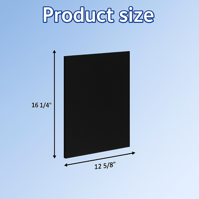 Nispira Activated Charcoal Pre Filter for Fellowes AeraMax 200 Purifier Model 190/200/DB55/DX55 Part 9324101. Pack of 4