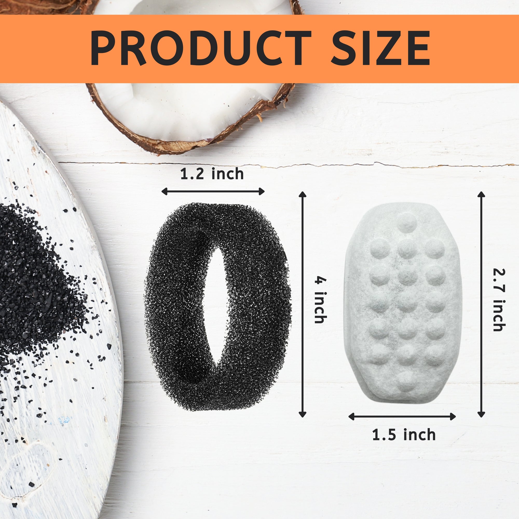 Nispira Cat Water Fountain Filter Replacement Filters for Rellaty and Neareal 108oz/3.2 Automatic Pet Water Fountain