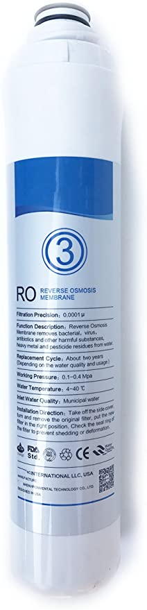 Nispira RO (3) Replacement Filter For Countertop Smart Drinking RO Drinking System