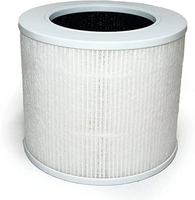 Nispira 3-In-1 True HEPA Activated Carbon Filter Compatible with Levoit Core Mini Air Purifier, Removes Smoke