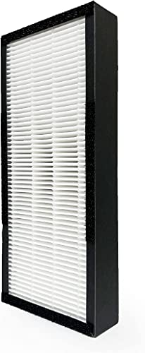 Nispira 3-In-1 True HEPA Replacement Filter with Activated Carbon Pre Filter For Air Purifier T300, T100, TF30