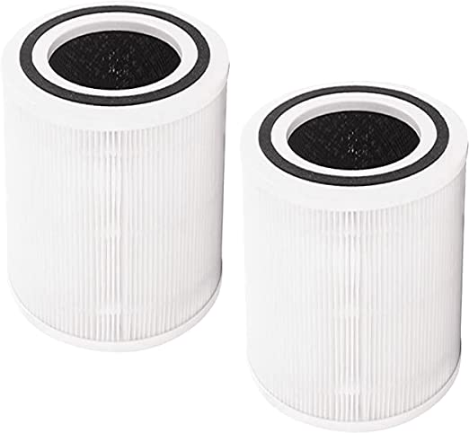Nispira 3-In-1 True HEPA Filter Compatible with  Levoit Air Purifier Core 400S, Core 400S-RF
