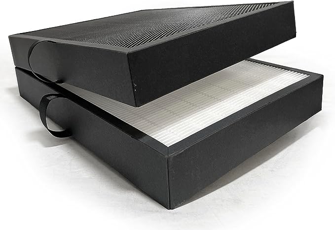 Nispira F7400 Protect 7400 SmartFilter Replacement 3-in-1 HEPA Activated Carbon Foldable Blueair Protect 7470i, 7410i Air Purifier Remove Smoke, Dust, Chemical Smell