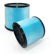 Nispira High Performance Nanofiber Filter with Lid for Shop- Vac Wet Dry Vac Upright 90350, 90304, 90344