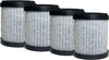 Nispira 3-In-1 HEPA Activated Carbon Filter For Calody E-L2 Portable Air Purifier